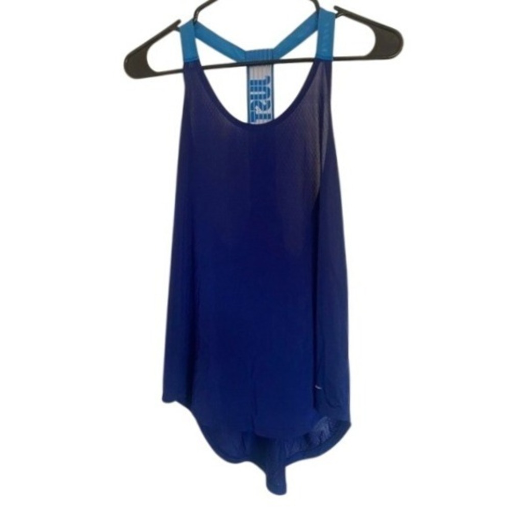 Nike Dri-FIT Athletic Tank Top Racerback Blue Sportswear
